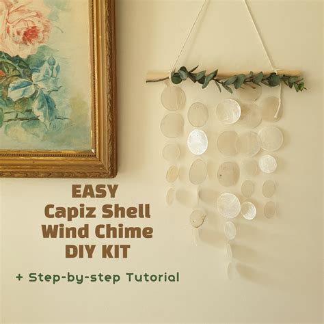Crafting Serenity: DIY Capiz Shell Wind Chimes Inspired by Pinterest