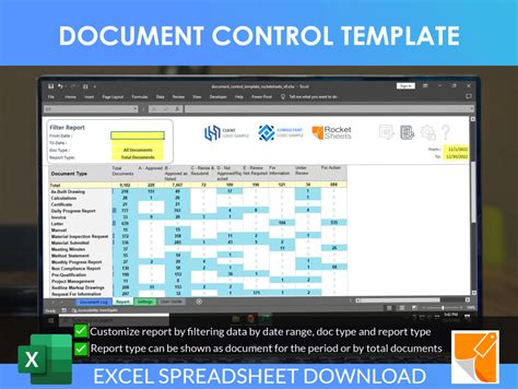 Document Management Excel Template: Streamline Your Workflow