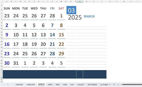 Crafting Your Perfect Dynamic Calendar in Excel