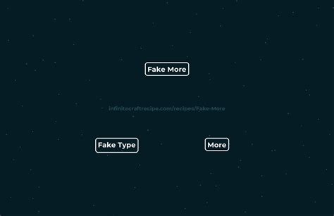 Unveiling the Illusion: How to Craft 'Fake' in Infinite Craft