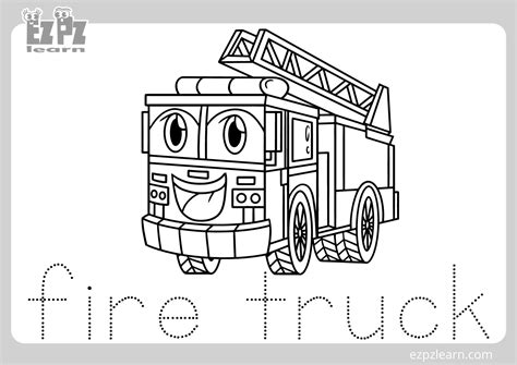 Exciting Fire Truck Coloring Pages - Free Printable Fun