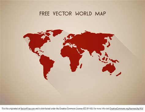 Download Free Vector World Map: Your Ultimate Geographic Design Resource