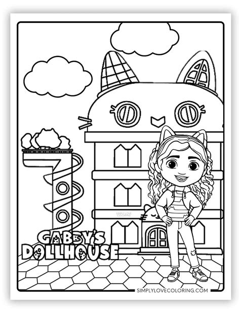 Gabby's Dollhouse Coloring Pages: Purr-fect Fun for Little Artists