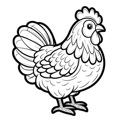 Delightful Hen Colouring Pages for All Ages