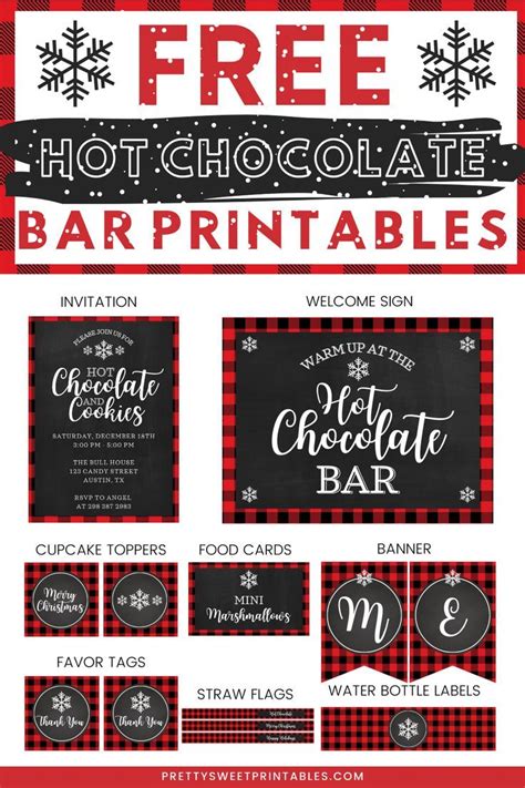 Create a Magical Hot Cocoa Bar with Free Printable Essentials