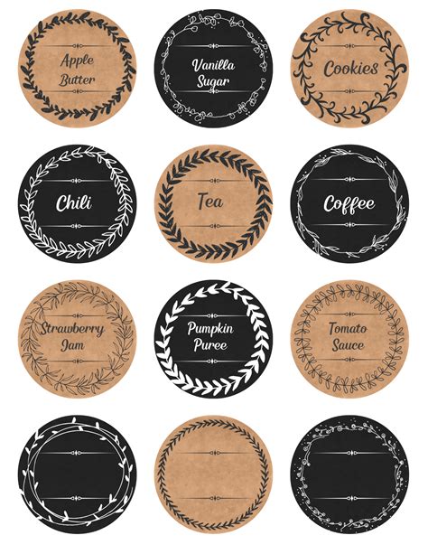 Transform Your Pantry with Beautiful Printable Jar Labels
