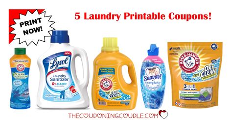 Unlock Big Savings: Your Guide to Laundry Detergent Printable Coupons