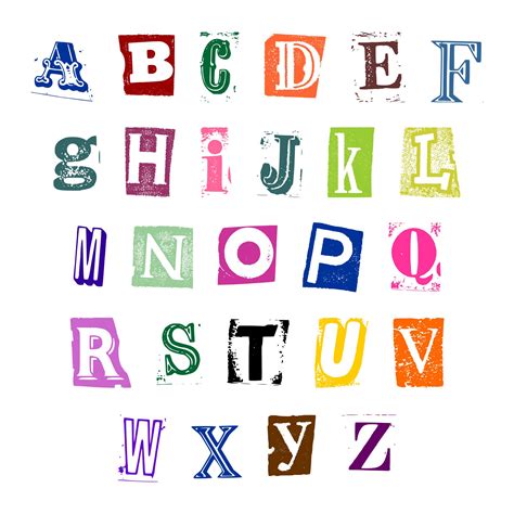 Unleash Creativity: Free Printable Letter Cut Outs for All Ages