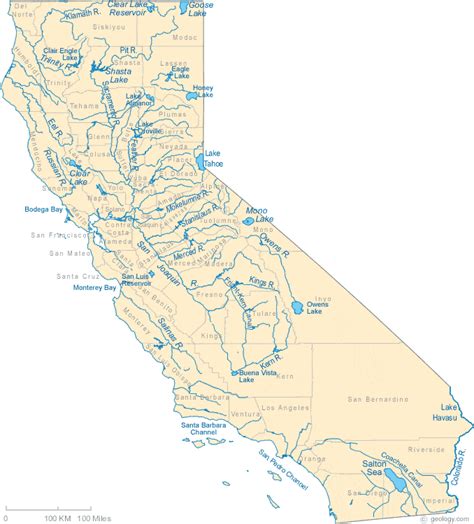 Exploring California's Intricate Waterways Map