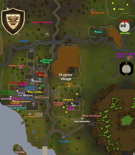Explore Draynor Village: A Detailed RuneScape Map Guide