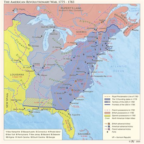 Tracing Freedom's Path: A Visual Journey Through Revolutionary War Battles