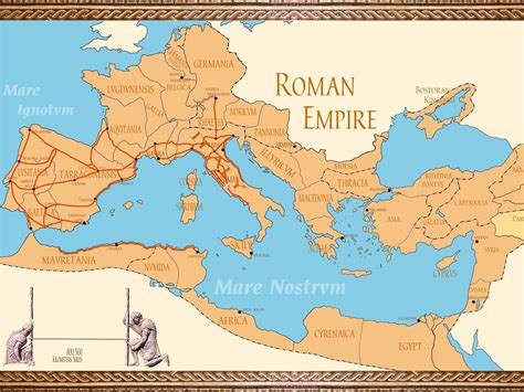Journey Through the Roman Empire: A Detailed Map Exploration