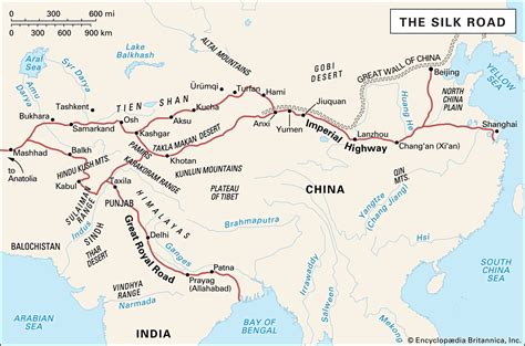 Unveiling the Ancient Silk Road in China: A Detailed Map and Historical Journey
