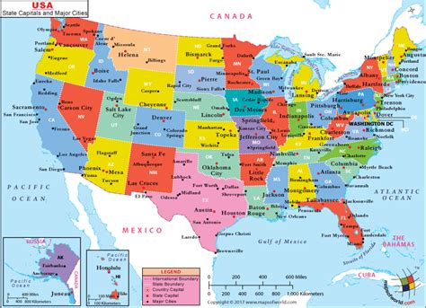 Exploring the USA: A Comprehensive Map with Key Cities