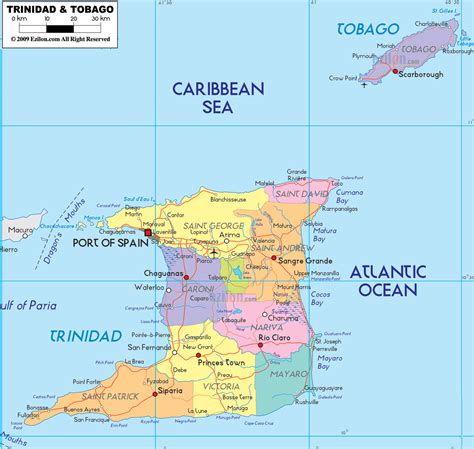 Map of Trinidad: Explore the Caribbean's Vibrant Heart