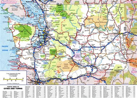 Comprehensive Map of Washington State: Your Guide to the Evergreen State