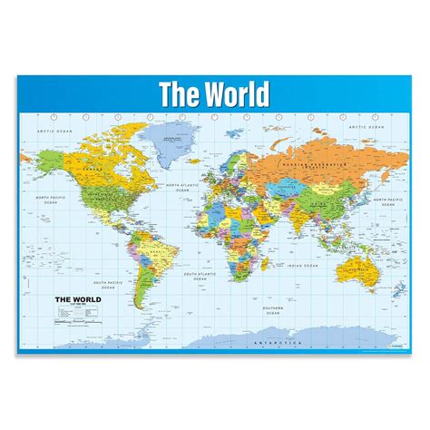 Unfold Your World: The Ultimate Map Wallchart for Exploration & Learning