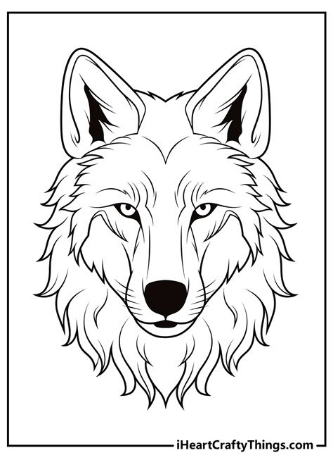 Printable Wolf Coloring Pages: Unleash Your Inner Artist