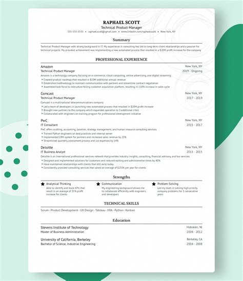 Crafting a Standout Resume for Your Dream Job