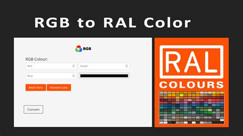RGB Colour Finder Tool for Web & Graphic Design