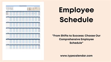 Printable Schedules: Your Key to Organized and Productive Living