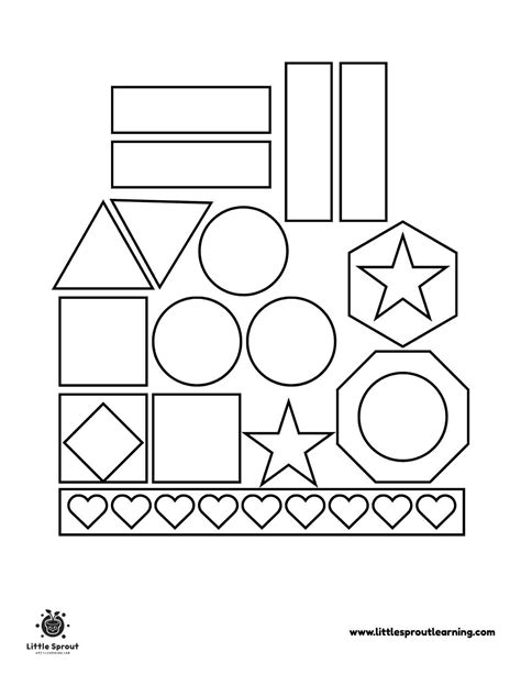 Educational Geometric Shapes Coloring Fun for Kids