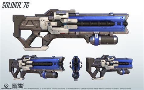 Unleashing the Power: The Iconic Soldier 76 Pulse Rifle in Overwatch