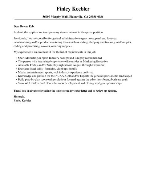 Crafting a Winning Sports Cover Letter: Your Gateway to Success