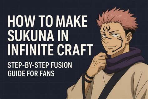Unlock Sukuna in Infinite Craft: Your Ultimate Guide to Summoning the King of Curses