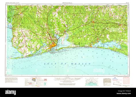 Exploring Pensacola's Topography: A Detailed Map Guide for Florida's Gulf Coast