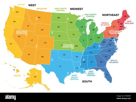 Unveiling the Geographical Divisions of the United States